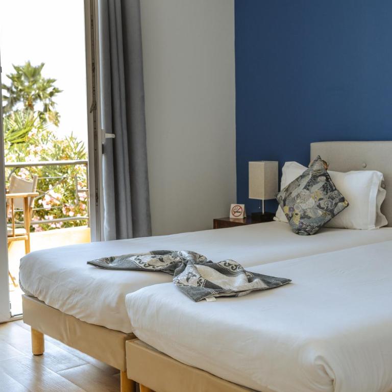Hôtel du Bord de Mer "Le Vanillé" - Chambre Lits Jumeaux - Vue sur Mer - 8