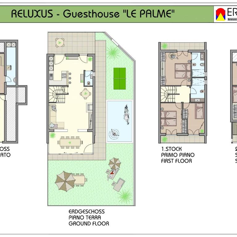 Guesthouse Le Palme - Casa con 4 camere da letto - 21
