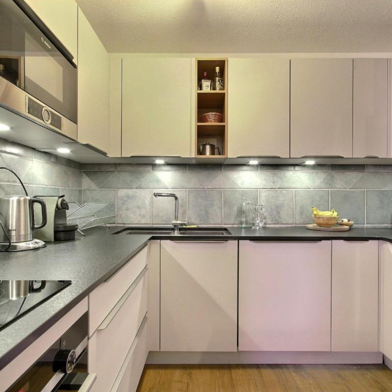 Appartement rénové 3 pièces avec balcon et cheminée, Belle Plagne - FR-1-455-254 - Appartement - 2
