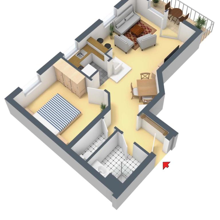 Residenz Sonnenhang I - Ferienwohnung Typ Tegelberg 823 - 6