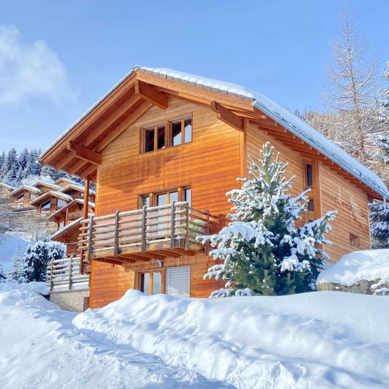 La Pourvoirie - 4 Vallées - Thyon-Les Collons, 10 pers, ski à 200 m, 4 parkings, vue fantastique ! - Superior Chalet - 4