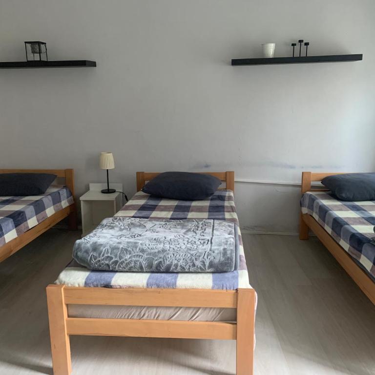 Downtown Belgrade Mixed Beds - Trokrevetna Soba sa Zajedničkim Kupatilom - 1