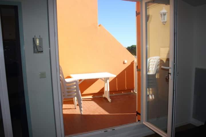 studio climatisé 4 places de 25 m2 avec mezzanine, terrasse - Appartamento Monolocale - 7