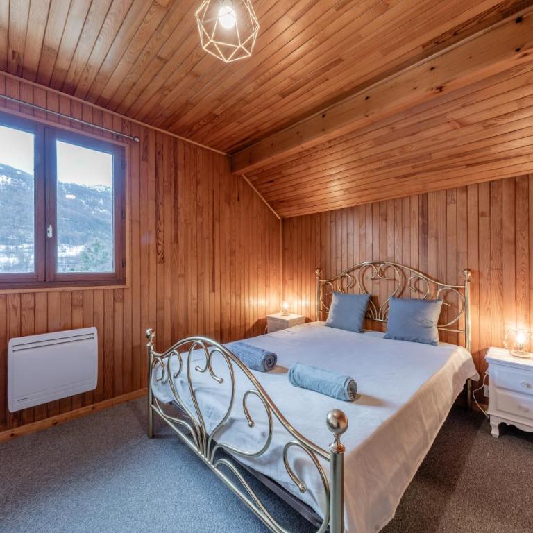 Grand Appartement dans Chalet Serre Chevalier à 8 minutes des pistes - Appartement avec Vue sur la Montagne - 53