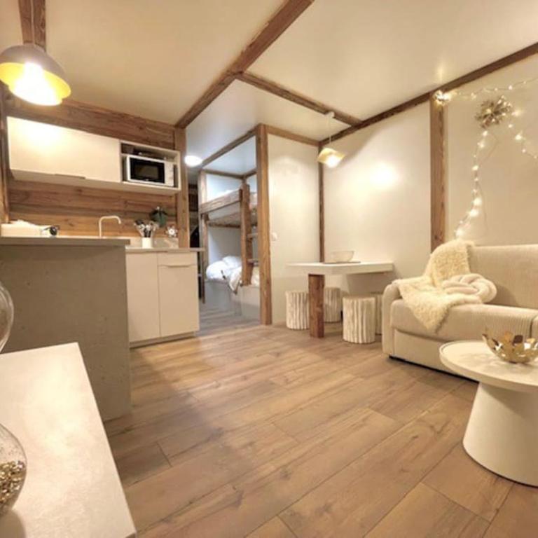 Terrasse vue Mont Blanc, centre Chamonix - Studio mit Bergblick - 17