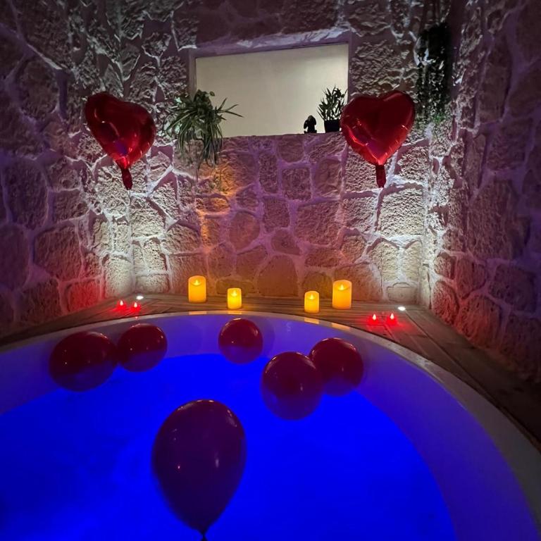 Les Spas de la mer, Suite & Spa, Love room, Plein Cœur du Grau - Apartment mit 1 Schlafzimmer - 40