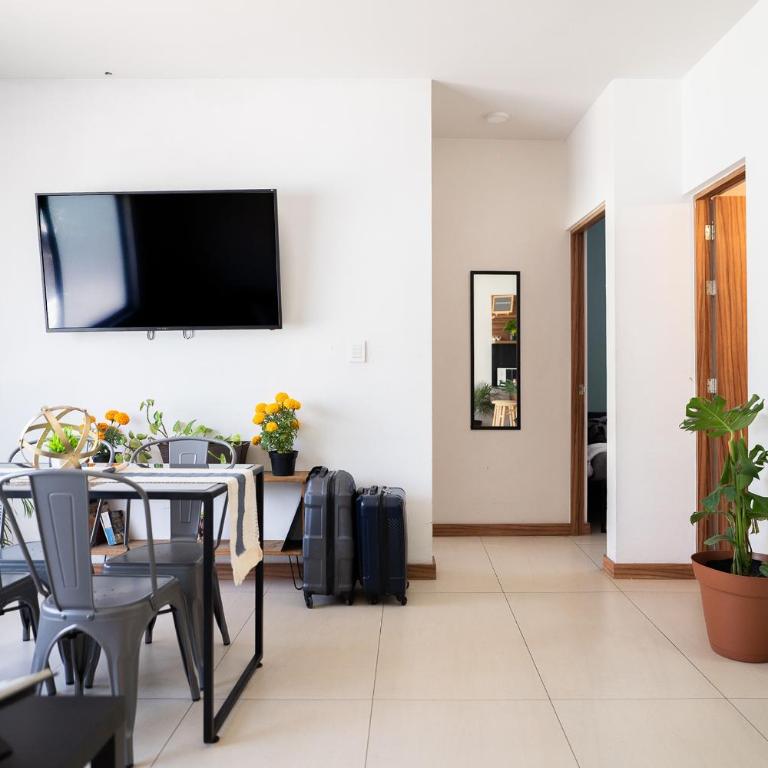 Departamento Corazón de Guadalajara, 4 camas, Rooftop, Wifi - Two-Bedroom Apartment - 11