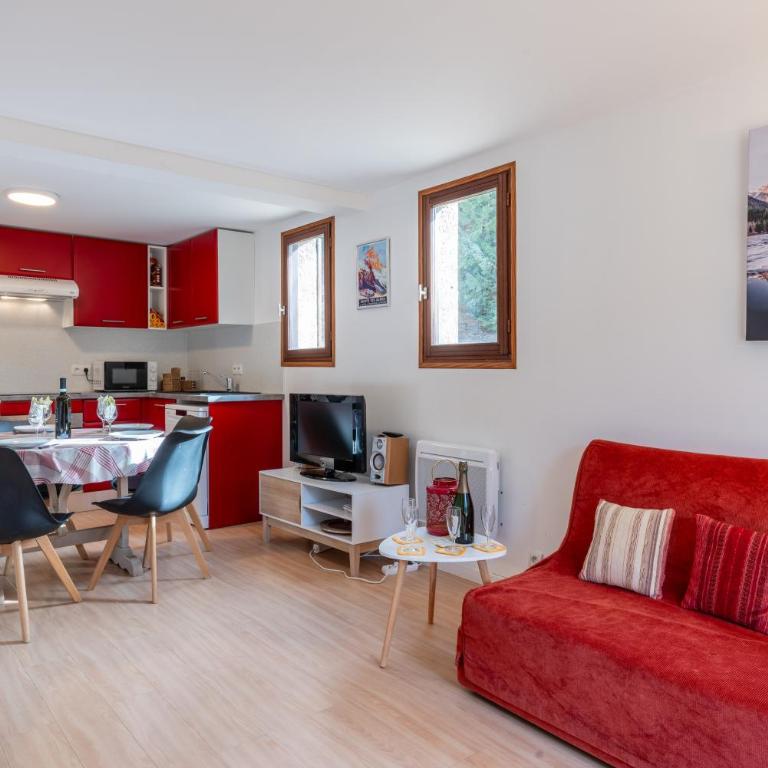 Serre Chevalier Studio 30 m2 coin montagne à 8 Minutes des Pistes - Appartement 1 Chambre - 20