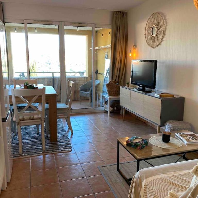 Beau 2 pièces, Magnifique vue mer et piscine - Appartement 1 Chambre - 10