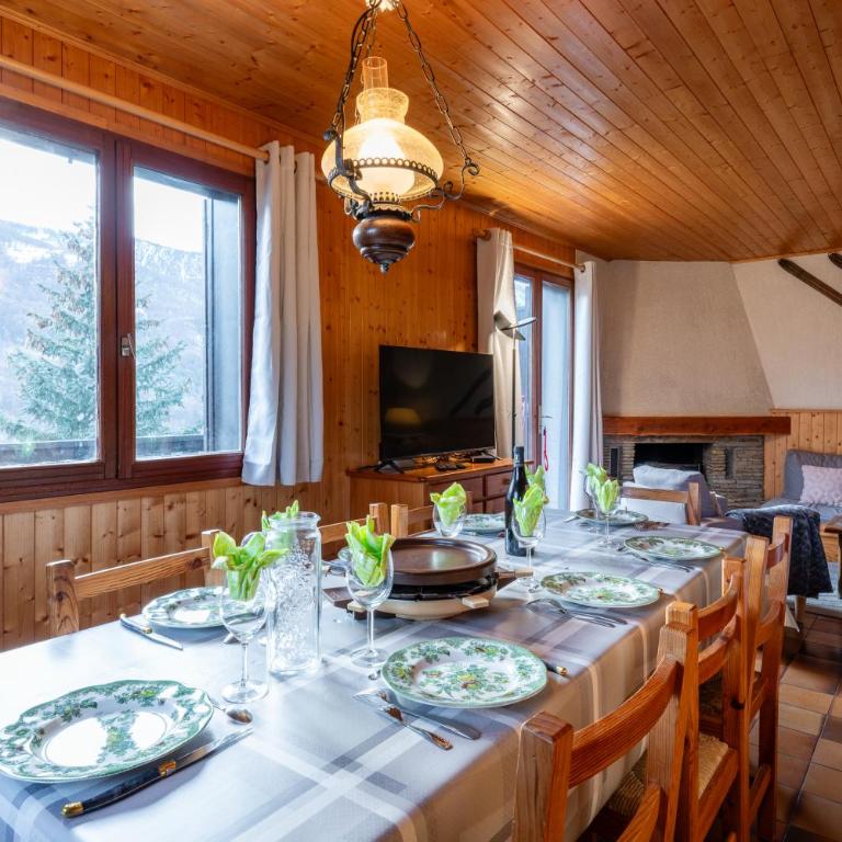 Serre Chevalier Chantemerle grand appartement 150 m2 dans chalet familial - Appartement - 31