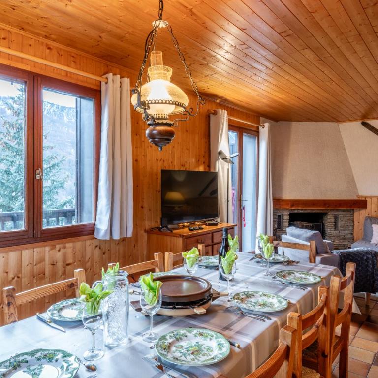 Serre Chevalier Chantemerle grand appartement 150 m2 dans chalet familial - Appartement - 29