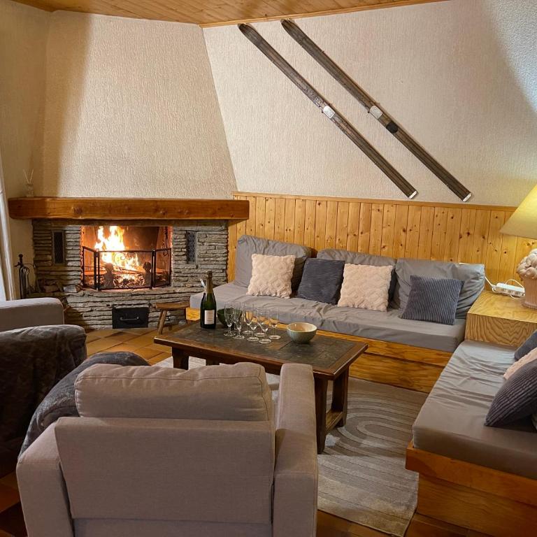 Serre Chevalier Chantemerle grand appartement 150 m2 dans chalet familial - Appartement - 24
