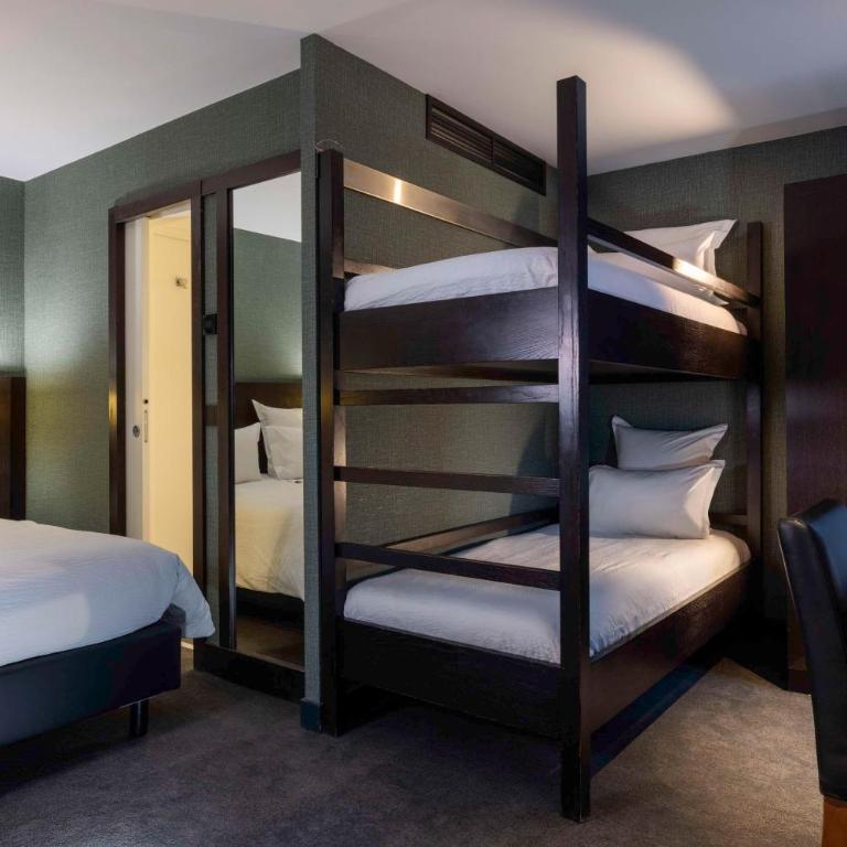 Best Western Plus Bretagne Montparnasse - Chambre Familiale Larger avec 1 Lit Queen-Size et 1 Lit Superposé - Non-Fumeurs - 3