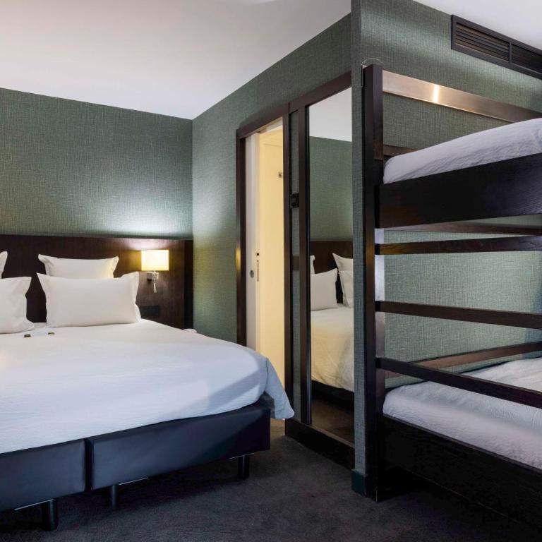 Best Western Plus Bretagne Montparnasse - Chambre Familiale Larger avec 1 Lit Queen-Size et 1 Lit Superposé - Non-Fumeurs - 4