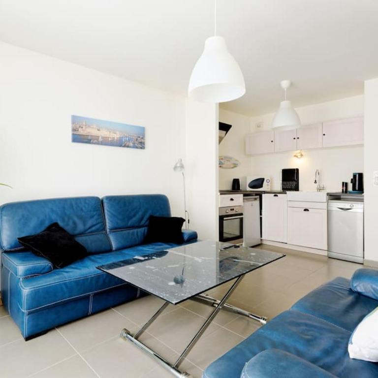 Super T2 Climatisé avec Balcon à pied plage Catalan - Apartamento de 1 dormitorio - 35