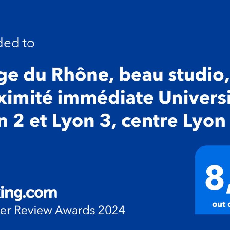 "Lumières",centre-ville, fonctionnel, cosy, au calme, avec espace de travail, faculté Lyon 3 - Studio - 26