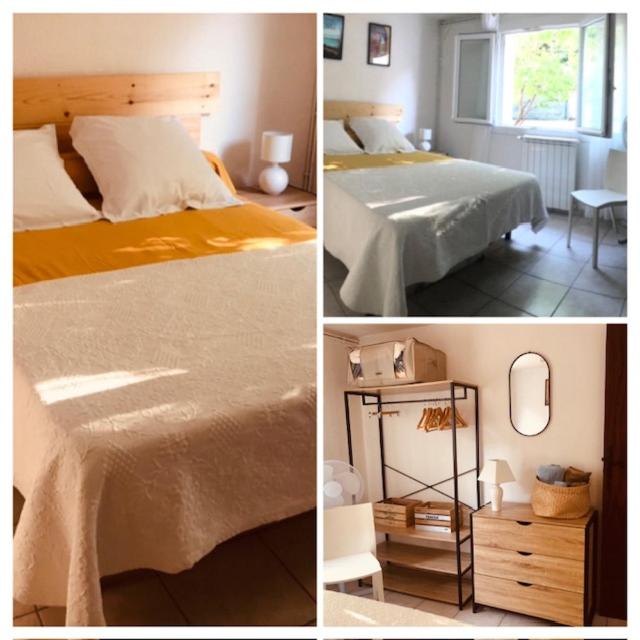 Votre séjour à Sanary DANS BAS DE VILLA avec 1 terrasse végétalisée et abritée exposition Est Sud Ouest à 400m du Centre ville en zone piétonne où tout peut se faire à pied - Apartamento de 1 dormitorio - 11
