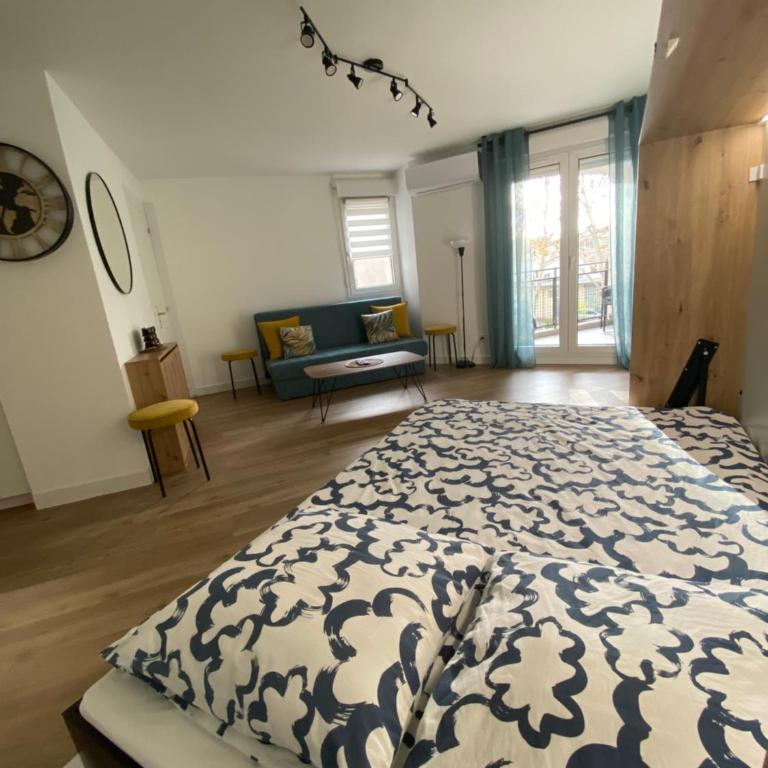 Rives du Lez - Prestige - Studio Lit King-Size avec Canapé-Lit - 17
