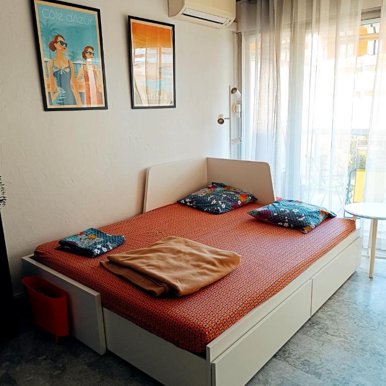 logement climatisé à Juan les Pins dans résidence avec piscine - Apartment with Terrace - 12