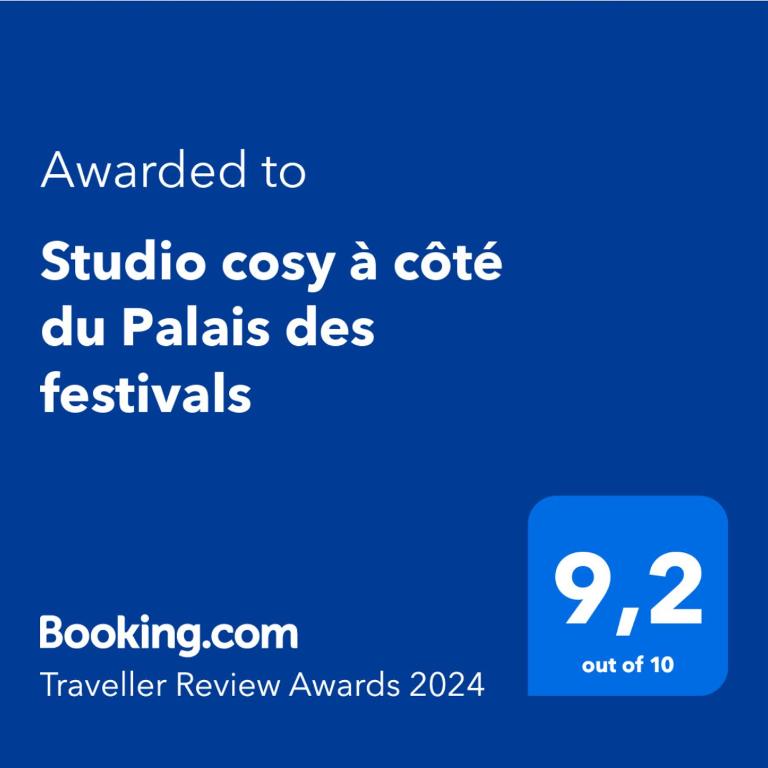 Studio cosy à côté du Palais des festivals - Apartamento - 12