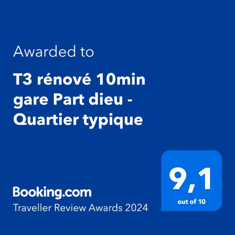 T3 rénové 10min gare Part dieu - Quartier typique - Apartment mit 2 Schlafzimmern - 16