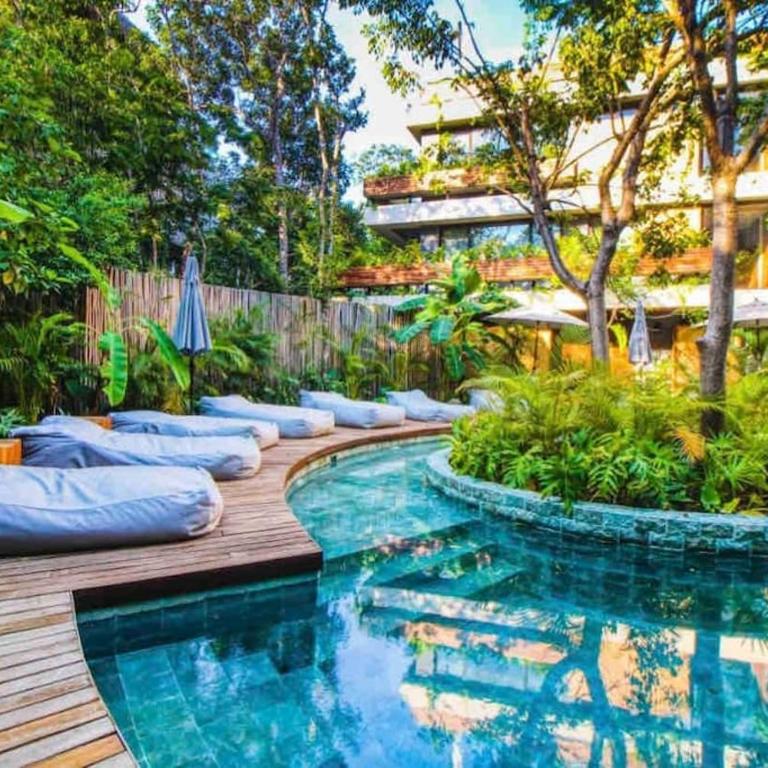New 5 Star Condo-Infinity and Cenote Pool - Apartamento de 1 dormitorio - 42