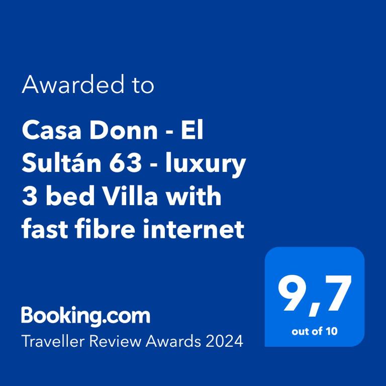 Casa Donn - El Sultán 63 - luxury 3 bed Villa with fast fibre internet - Villa de 3 dormitorios - 5