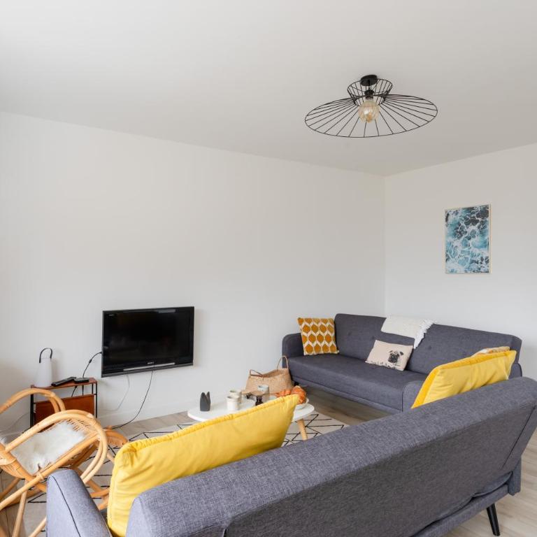 Le Ballast - Appt à Dinard avec balcons et garage - One-Bedroom Apartment - 7