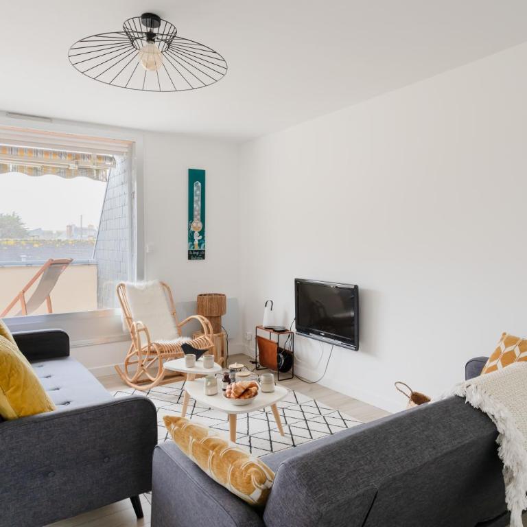 Le Ballast - Appt à Dinard avec balcons et garage - One-Bedroom Apartment - 8