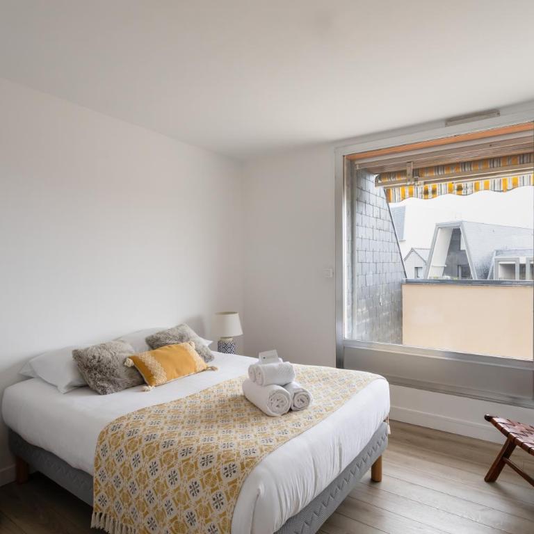 Le Ballast - Appt à Dinard avec balcons et garage - One-Bedroom Apartment - 13
