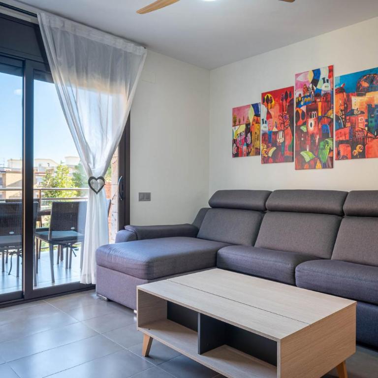 AT026 Moderno, con piscina y wifi, a 10min de la playa - Apartamento de 2 dormitorios - 5