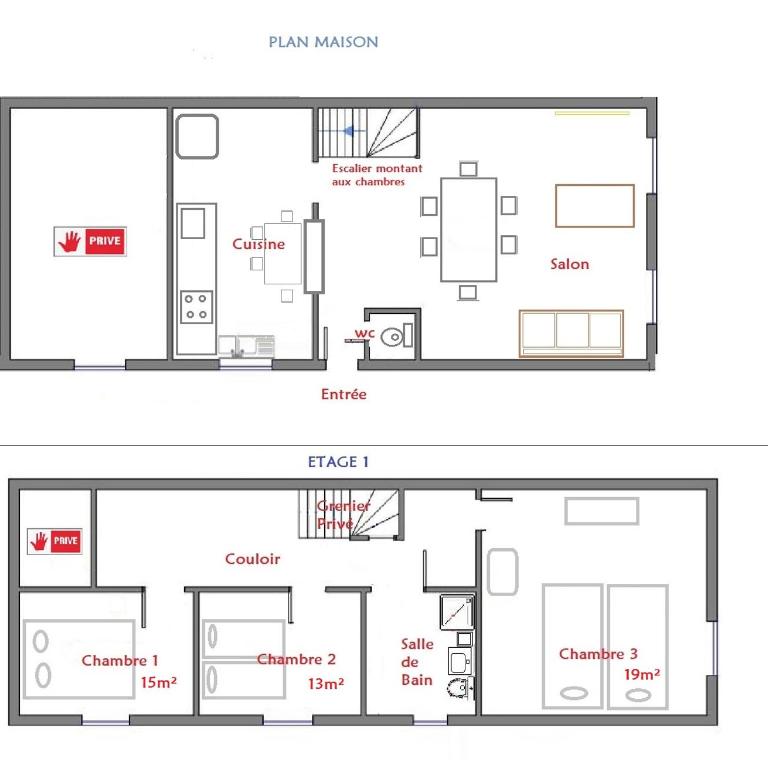 Gîte familial au cœur de Saint-Aignan séjour idéal 3 nuits à 5 min du Zoo de Beauval - Townhouse mit 3 Schlafzimmern - 17