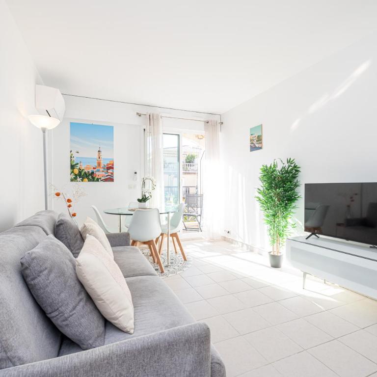 St.Roch : vue mer, parking, clim - Appartement avec Douche - 9