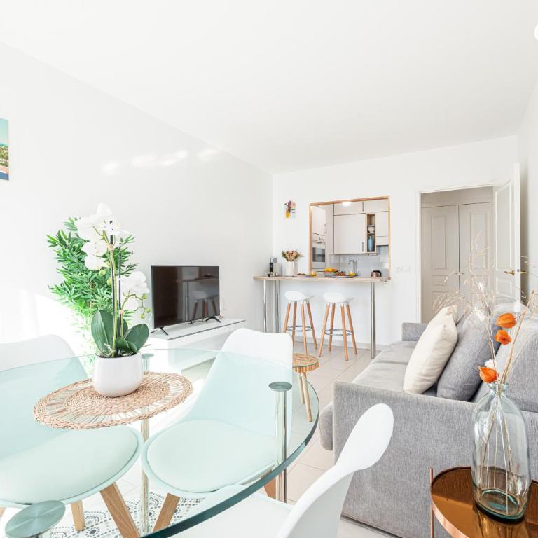 St.Roch : vue mer, parking, clim - Appartement avec Douche - 2