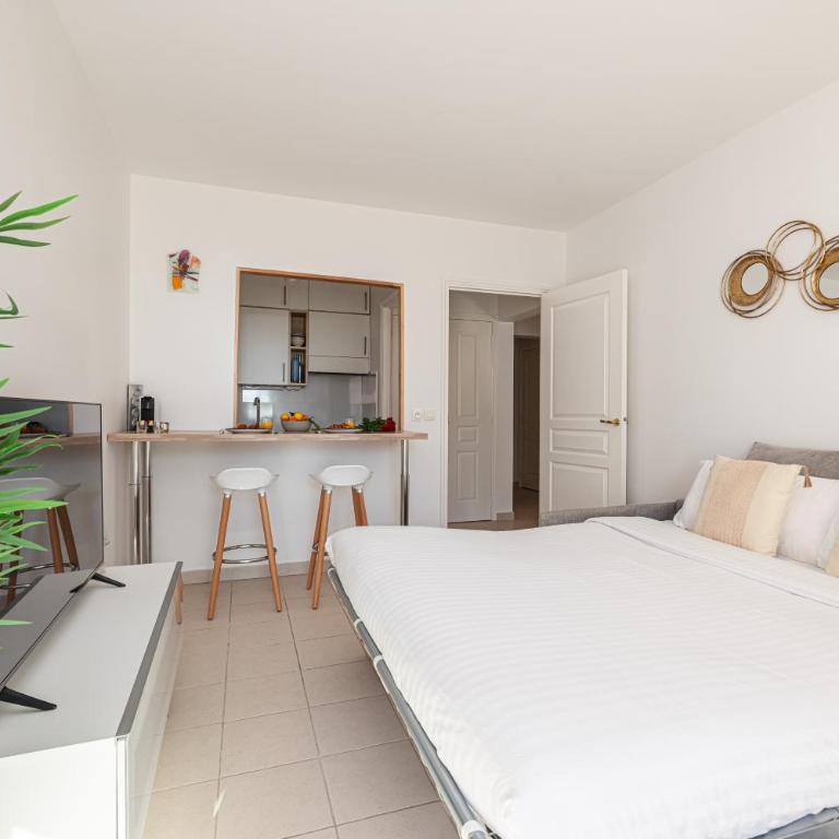 St.Roch : vue mer, parking, clim - Appartement avec Douche - 6