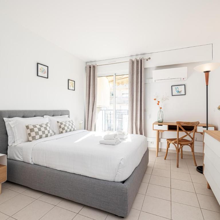 St.Roch : vue mer, parking, clim - Appartement avec Douche - 14