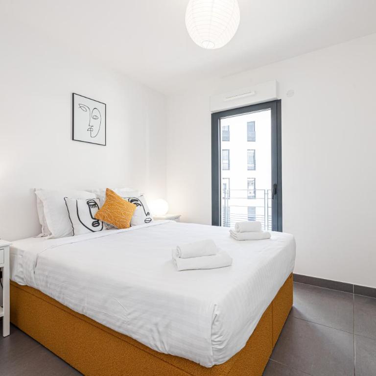 Queen Riviera : climatisation, parking, terrasse - Appartement avec Douche - 22