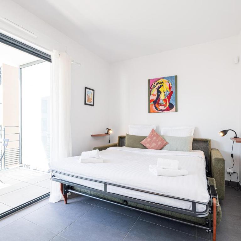 Queen Riviera : climatisation, parking, terrasse - Appartement avec Douche - 5