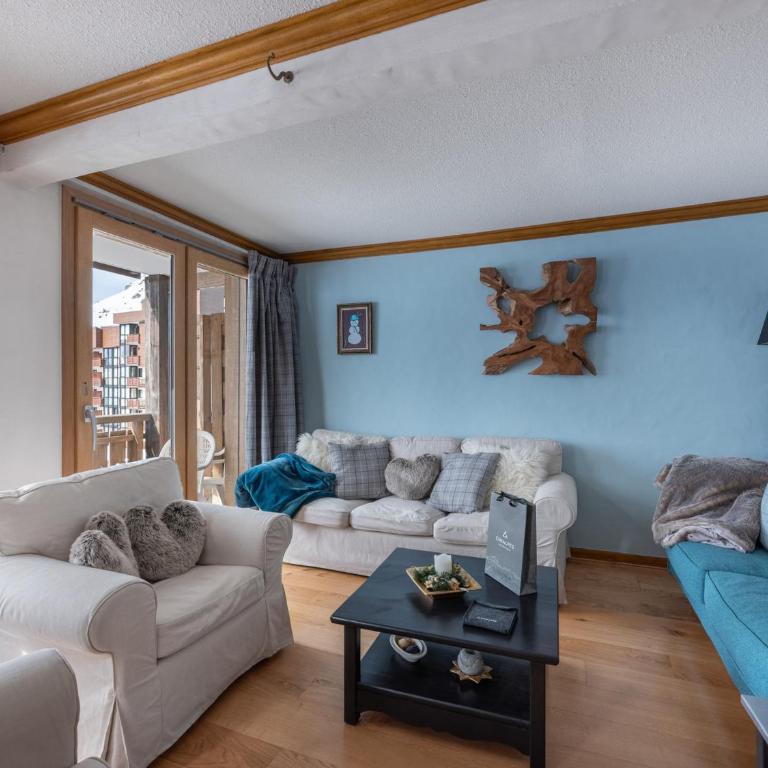 Grand Appartement Val Thorens 3 Chambres avec Sauna et accès ski aux pieds - Apartment mit 3 Schlafzimmern - 4