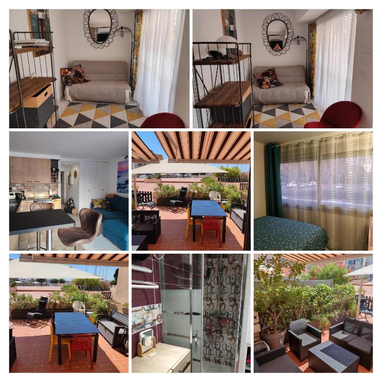 Magnifique appartement 6 pers climatisé grande terrasse vue port - Apartment mit 2 Schlafzimmern - 14