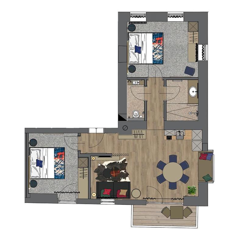 Landhaus Jenul - Apartment mit Balkon - 18
