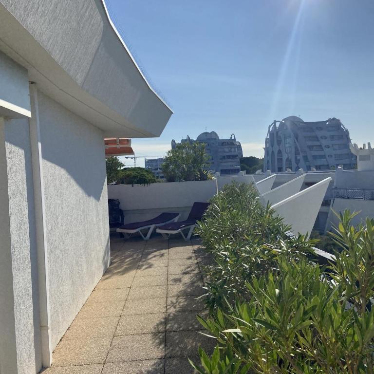 Sol-y-Days Flamants roses, grande terrasse et piscine - Apartment mit Terrasse - 14