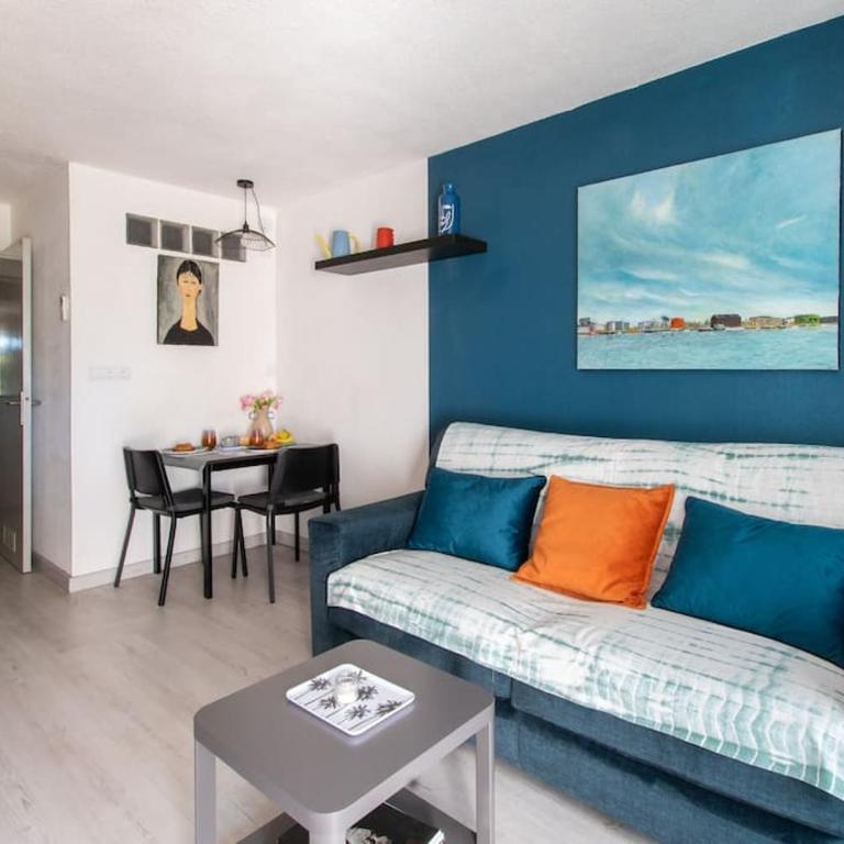 Le bleu horizon * Terrasse * clim * Parking * wifi * Calme * Cosy - One-Bedroom Apartment - 3