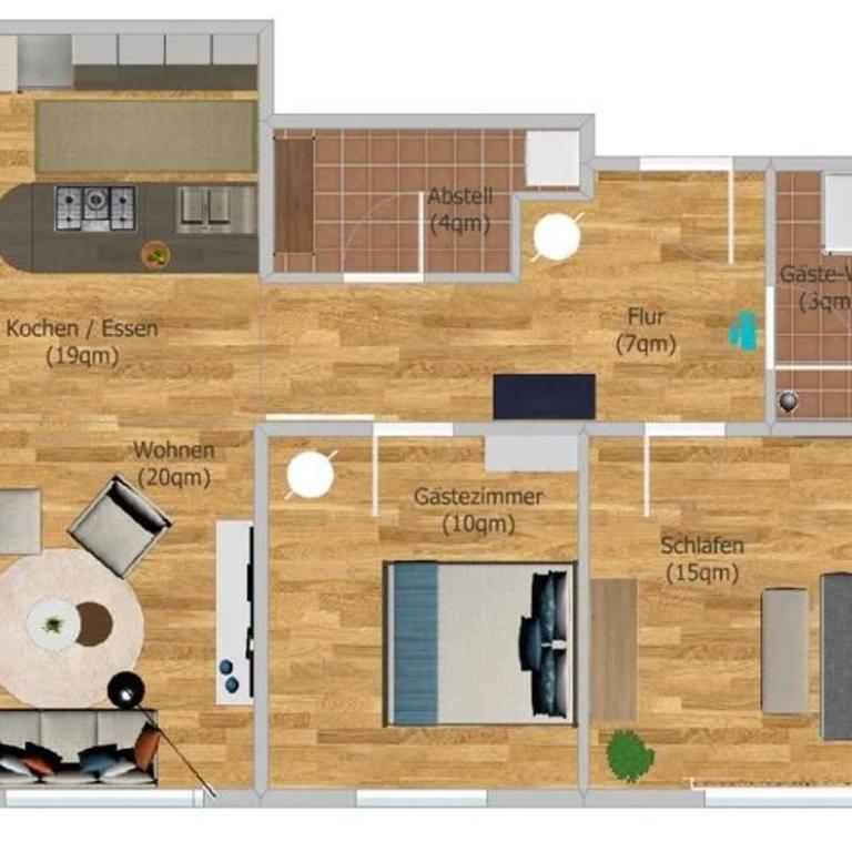 Parkvilla SCHACHEN 7 - Apartment Tanne - Apartamento con balcón - 25