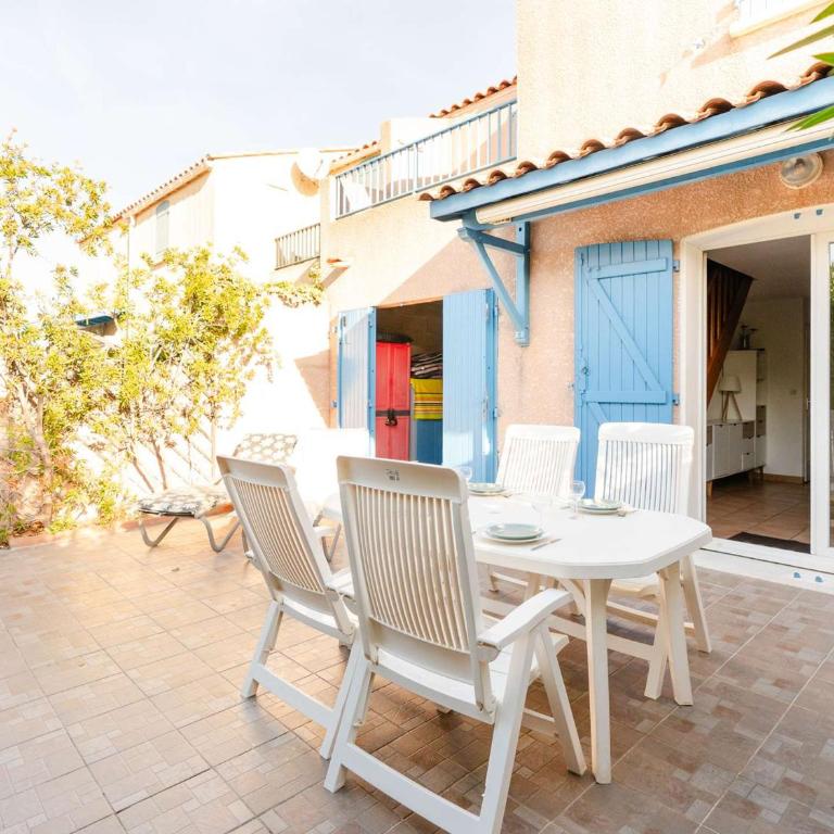 Pavillon climatisé 4 pièces avec WIFI, proche plage, terrasse, barbecue, park. privatif, animaux admis - FR-1-409-249 - Villa - 3