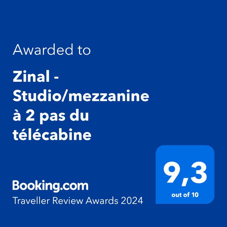 Zinal - Studio/mezzanine à 2 pas du télécabine - Apartment mit 1 Schlafzimmer - 20