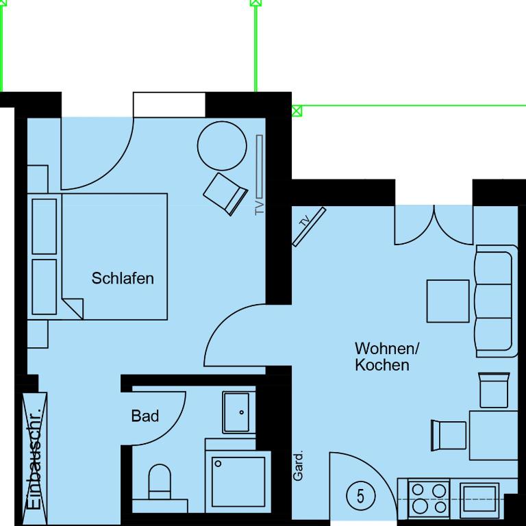 Ferienwohnungen Quellenhof - Apartment 5 mit Bergblick - 1