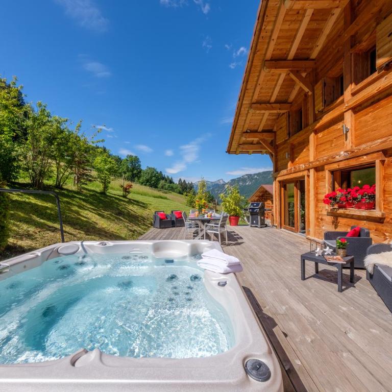 Chalets des Aravis Kitz et Buhel avec Jacuzzi 12 et 15 personnes - Chalet - 31