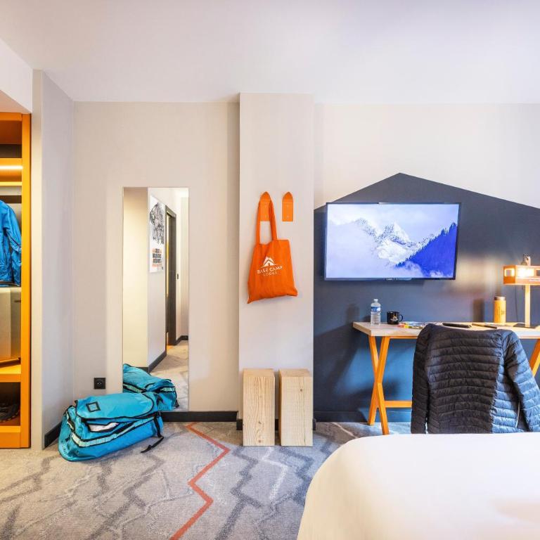 Hotel Base Camp Lodge - Albertville - Chambre Double ou Lits Jumeaux Deluxe – Vue sur Jardin - 5