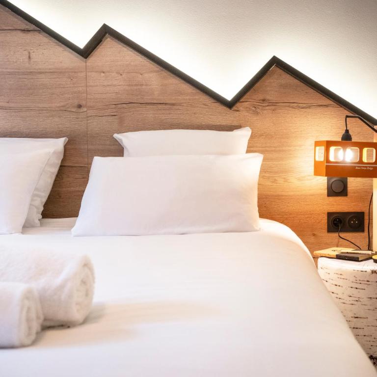 Hotel Base Camp Lodge - Albertville - Chambre Double ou Lits Jumeaux - Vue sur Jardin - 4